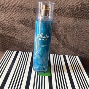 Bath & Body Works Saltwater Breeze Mist - Blue and Gold